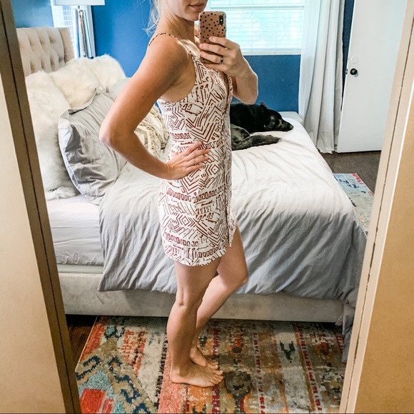 Aztec red and cream mini - Picture 3 of 3